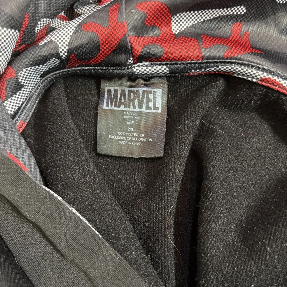 Marvel Black and‎ Red Hoodie
